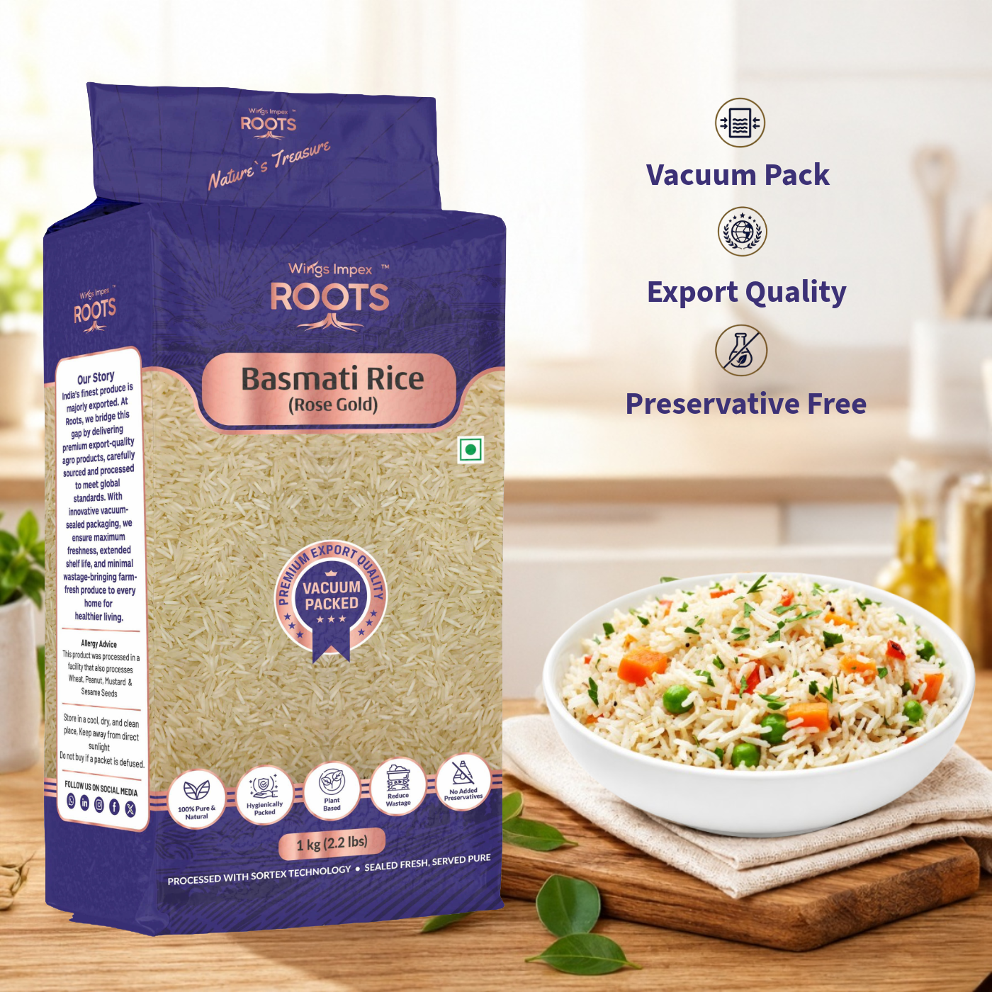 Rose Gold Basmati Rice